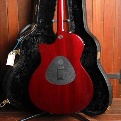 Taylor T5-S Thinline Acoustic-Electric Guitar Red Edgeburst 2005 Pre-Owned image 15