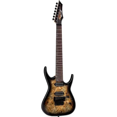 Dean Exile Select 7-String Electric Guitar Regular Natural Black Burst image 3