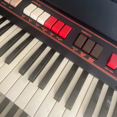 Farfisa Commander Dual Keyboard Organ 1980 - Black image 7