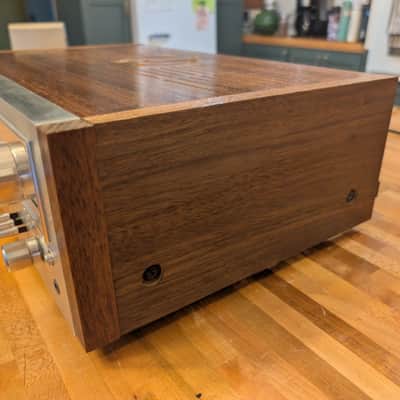 Pioneer SX-750 with Custom Walnut Veneered Case image 5