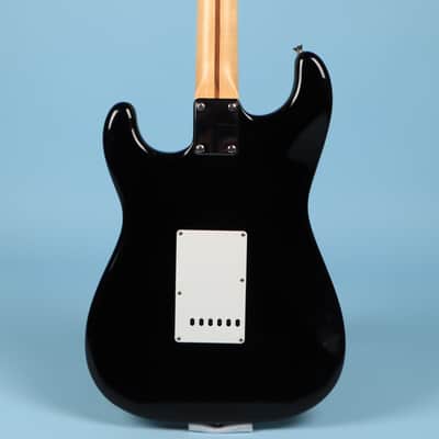 1989-1990 Fender MIJ Stratocaster Strat Japan Maple Neck Black Electric Guitar image 9