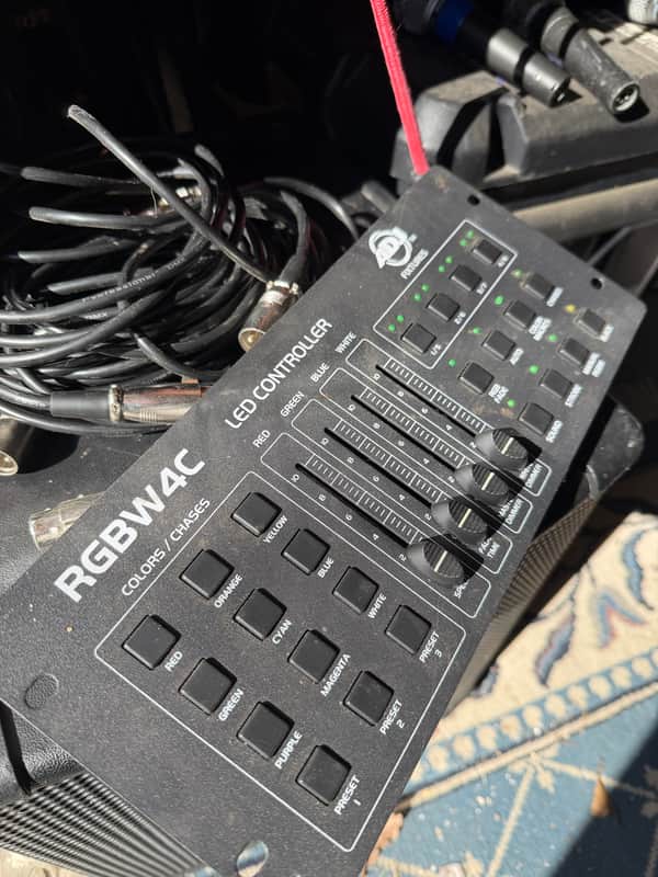 American DJ RGBW-4C 4-Channel DMX Light Controller - Black image 1