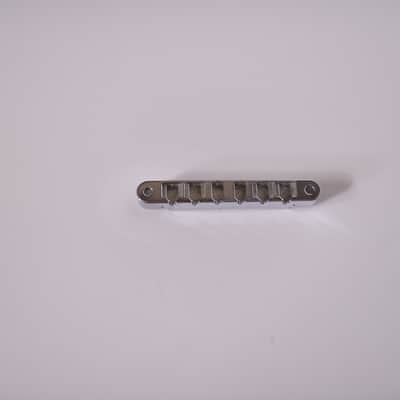 Gibson ABR-1 Tune-O-Matic Bridge with No Saddles Chrome image 9