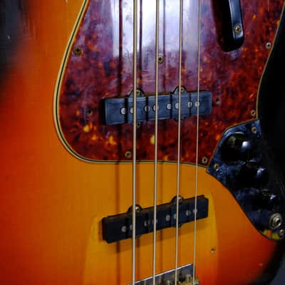 Used Fender 1965 Jazz Bass - 3 Color Sunburst image 16