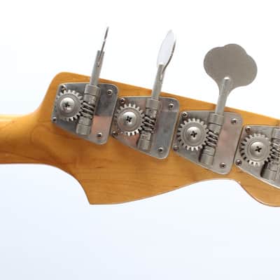 1990 Fender Precision Bass 62 Reissue Lefty sunburst image 10