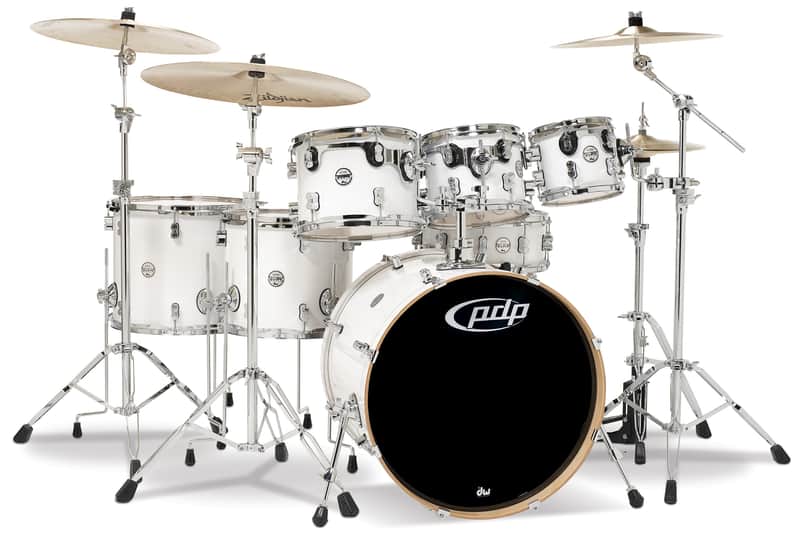 PDP PDCM2217PW Concept Maple Series 7x8" / 8x10" / 9x12" / 12x14" / 14x16" / 18x22" / 5.5x14" 7pc Shell Pack image 1