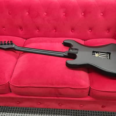 Stagg electric guitar Black satin with Kill Switch image 8