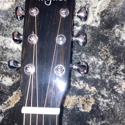 August acoustic electric jumbo usa made guitar image 1