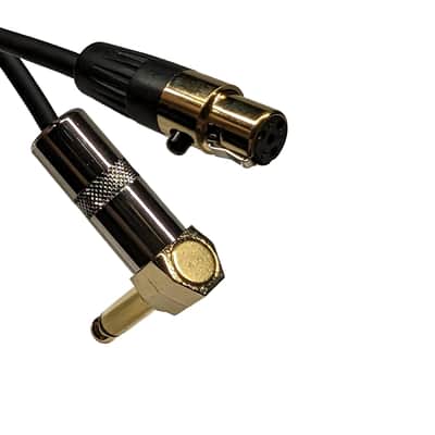 4-Pin Ta4F To Right-Angle 1/4-Inch Connector Cable Compatible With Line-6 Relay G50 G55 G90 Digital Wireless Guitar System Tbp12 Transmitter 98-033-0003, Gold Plated, 98-033-0003-1-Gl image 3