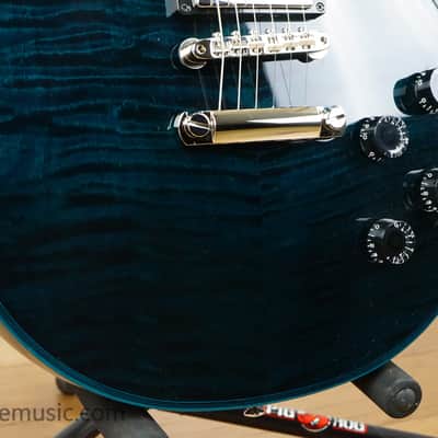 Gibson Custom Shop Les Paul Axcess Custom Figured with Stopbar Tailpiece - Peacock Widow image 4