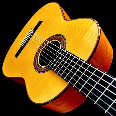 Omar Olague Double Back Concert Flamenca Blanca Especial 2024-Spruce/Cypress image 11