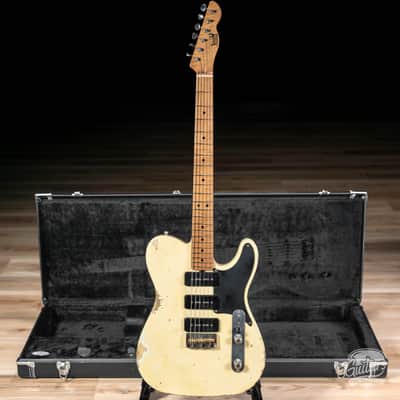 Newhall by LsL Tango 390 Chambered Swamp Ash T-Style w/ 3x P-90s – Vintage Cream image 1