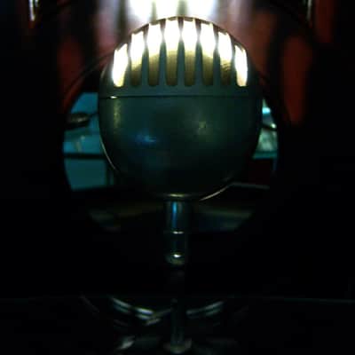 Vintage 1940's Shure 55 Cardioid Dynamic Microphone mod LED light lamp # 1 556S 556 55 55SW image 19