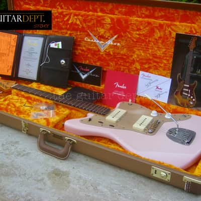 ♚ AS NEW ♚2022 FENDER Custom Shop '59 Journeyman Relic 250K JAZZMASTER ♚SUPER FADED SHELL PINK !♚Handwounds♚FAT C♚RSD image 2