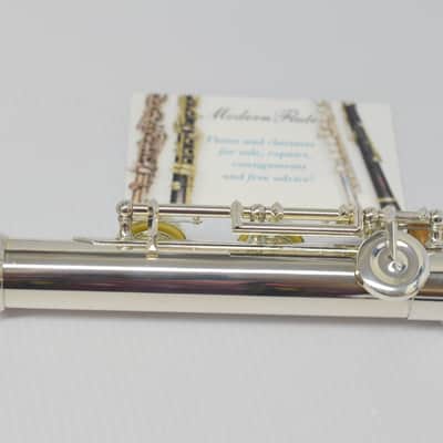 Lightly Used Pearl Belsona Silver Plated Student Flute w/ Case image 17