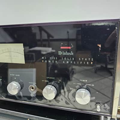 McIntosh MC-2105 Stereo Power Amplifier Serviced Operational. image 6