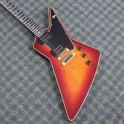 1982 Gibson E2 CMT Explorer Cherry Sunburst! w/OHSC image 1