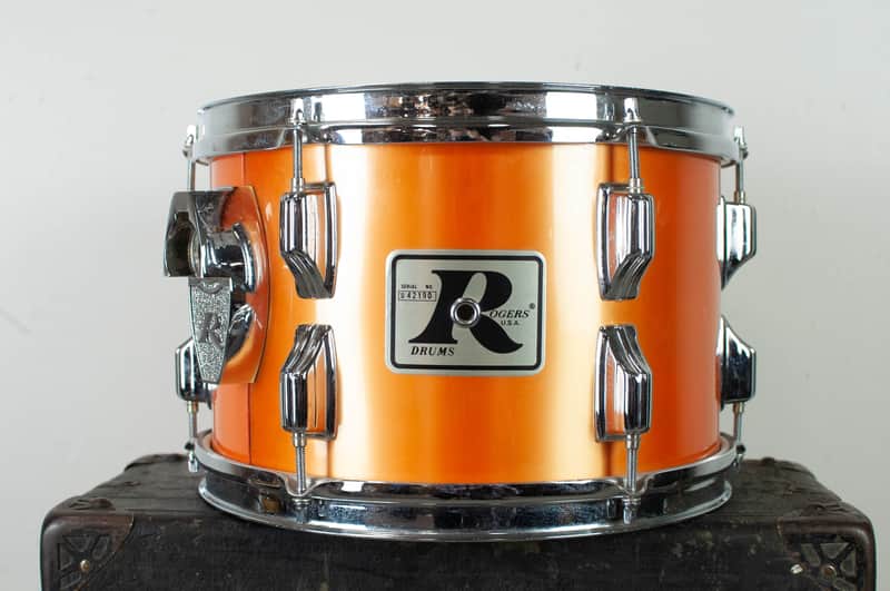 1970s Rogers 8x12 "Big R" Metallic Gold Tom image 1