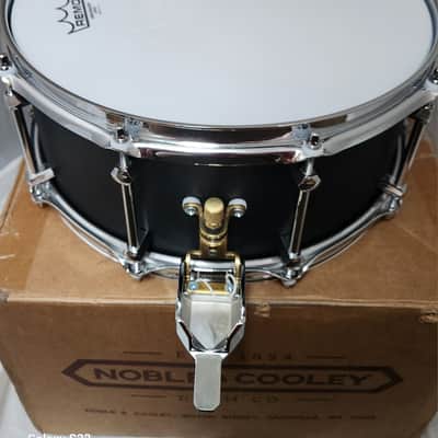 Noble & Cooley *Pre-Order* Alloy Classic 6x14" Cast Aluminum Snare Drum Black Powder Coat & Chrome Hardware | Made in the USA | Special Order | Authorized Dealer image 3