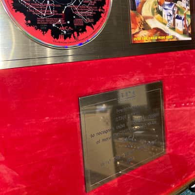 Stan Lynch Tom Petty and The Heartbreakers, BPI UK, Into The Great Wide Open, Gold Record (#18) image 3