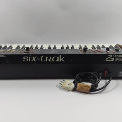 Sequential Six-Trak 49-Key 6-Voice Polyphonic Synthesizer 1984 - 1985 (Serviced / Warranty / Stardust Cover) image 9