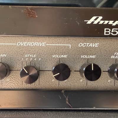 Ampeg B5R Bass Dual-Channel Amp Head +OCTAVE/DIST w Flight Case 1 OWNER USA Made image 7