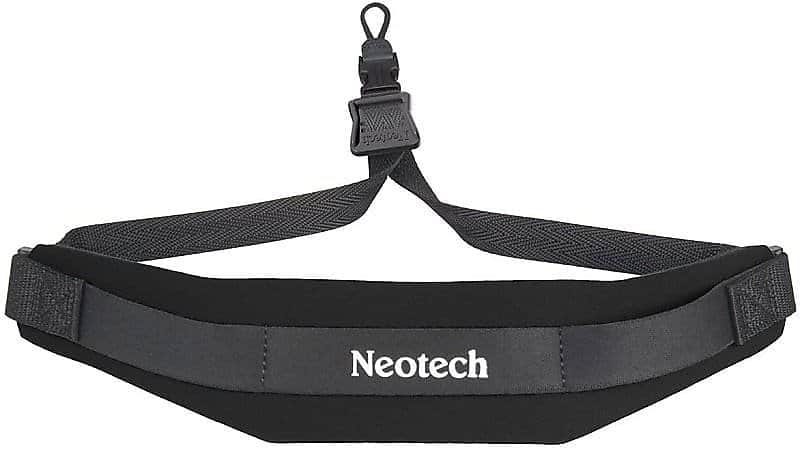 Neotech Soft Sax, Black, X-Long, Loop Saxophone Strap image 1