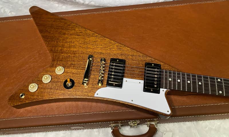 NEW! Gibson Custom 1957 Mahogany Moderne Reissue Electric Guitar - Antique Natural, VOS - 7.3lbs - G07318 image 1