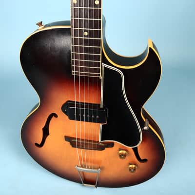 Gibson ES-225T Sunburst 1957 Vintage Electric Guitar image 5
