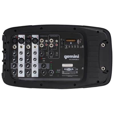 Gemini ES-210MXBLU-ST PA System with 10" Speakers and Stands image 5