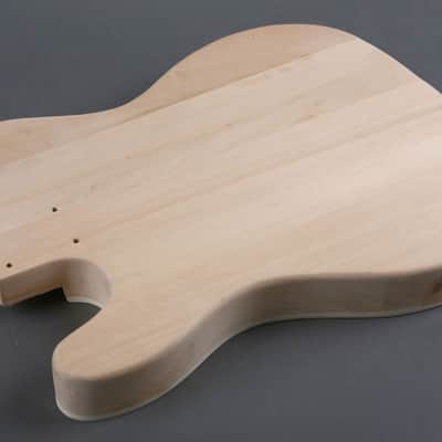 Tele Thinline Style Semi-Hollow Electric Guitar DIY Kit – Build Your Own Tele Guitar – Unfinished image 8