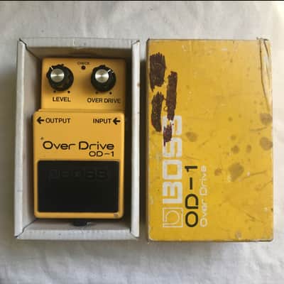 Boss OD-1 Overdrive Long Dash Black Label MIJ 1981 image 2