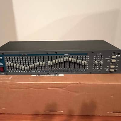 Ashly GQX series model 1502 15 band graphic equalizer - USA made - dark grey - original owner and packaging image 8