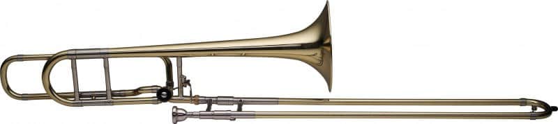 Levante Bb/f Tenor Slide Trombone Open Wrap W/soft Case Gold Lacquer Large Bore 2 Year Warranty 2 Year Warranty image 1