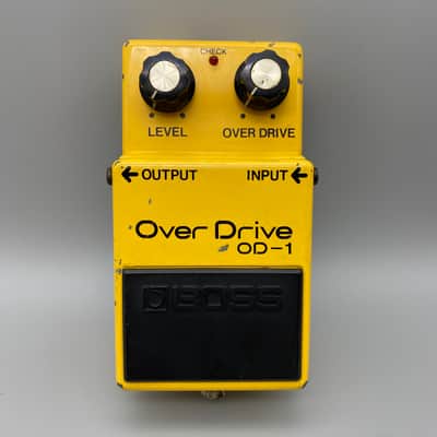 Boss OD-1 Over Drive (1978 August, Clear Switch, Silver Screw, Long Dash, Black Label Made in Japan) 7300 Raytheon RC3403ADB image 2