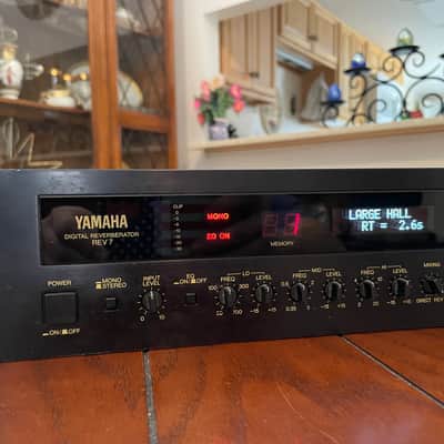 Yamaha REV 7 Digital Reverberator 1980s OLED DISPLAY UPGRADE - TESTED ✅💫 image 2
