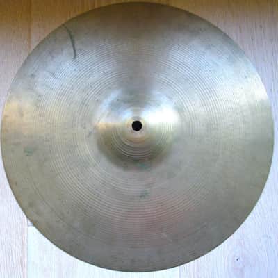 14" Zildjian Paper-Thin Large-Stamp Hihat Cymbal - Vintage 1960s image 1