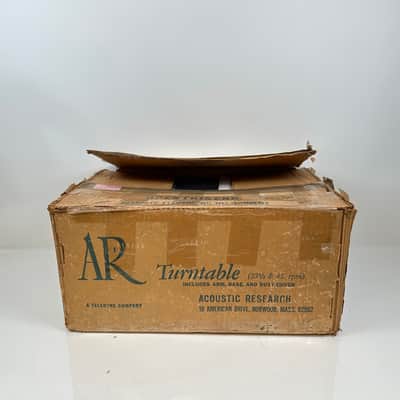 AR Acoustic Research Turntable XB-91 Cartridge with Original Dust Cover image 1