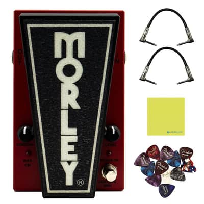 Morley 20/20 Bad Horsie Wah Pedal Bundle with 2x Strukture S6P48 Woven Right ... image 1