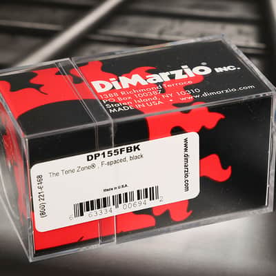DiMarzio DP155FBK The Tone Zone Humbucker - Black / F-spaced image 2