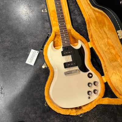 Gibson Custom Shop 1963 SG Special Reissue Antique Polaris White VOS image 1