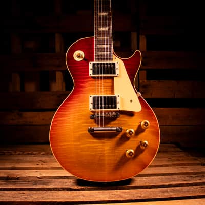 Gibson Custom M2M Murphy Lab 59 Les Paul Standard Ultra Light Aged Handpicked Top,Abiline Sunset Fade 941866 Top #18 image 7
