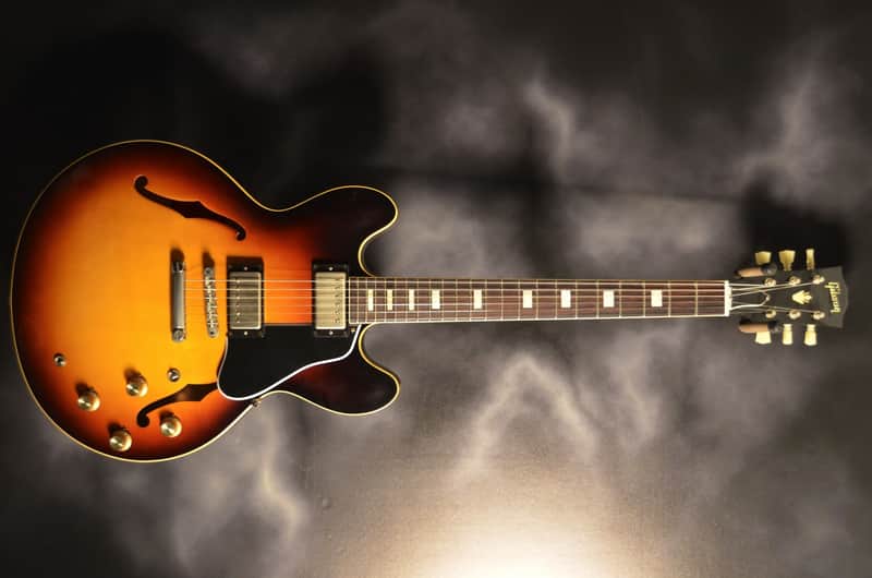 Gibson 2016 1963 ES-335 VOS Sunburst Headstock Repair ES image 1