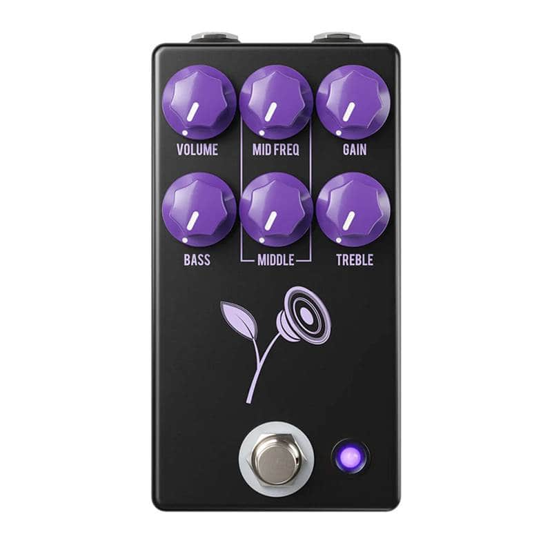 JHS Pedals Violet Overdrive / Distortion Effect Pedal (Black) image 1