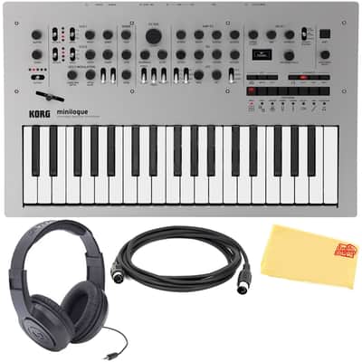 Korg Minilogue Polyphonic Analog Synthesizer w/ MIDI Cable image 1