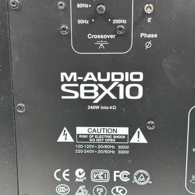 M-Audio SBX10 240-Watt Professional Active Subwoofer image 9