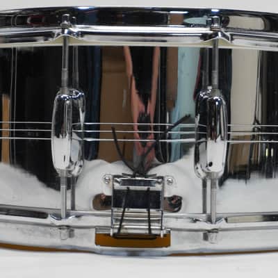 SLINGERLAND   SOUND KING GENE KRUPA COB 14"x6.5" SNARE DRUM 1970s - Chrome image 11