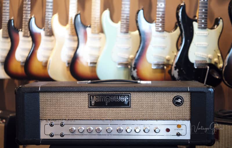 Vampower MK1B 100 Watt Guitar Amplifier Head - Vintage 1970's & Rare! image 1