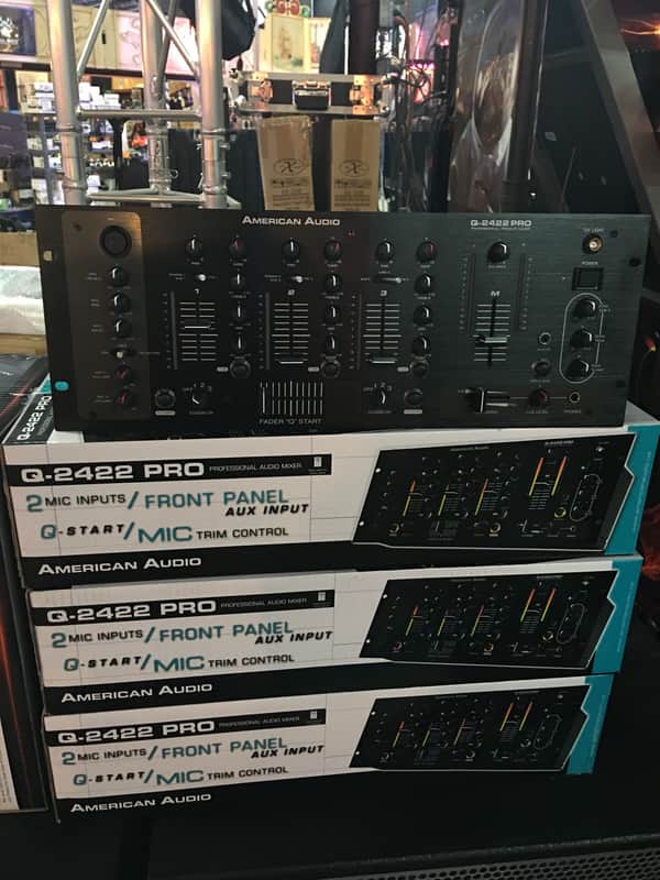 American Audio Q-242-PRO 3-Channel Rackmount DJ Mixer image 1
