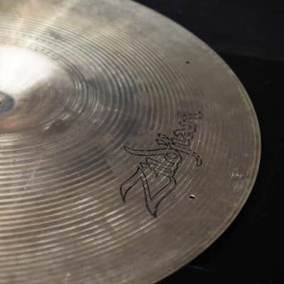 Zildjian VINTAGE 70s A Zildjian Crash Ride 18 [1538g] image 11